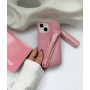 Стильный розовый чехол Rhode Ribbon на iPhone 14 